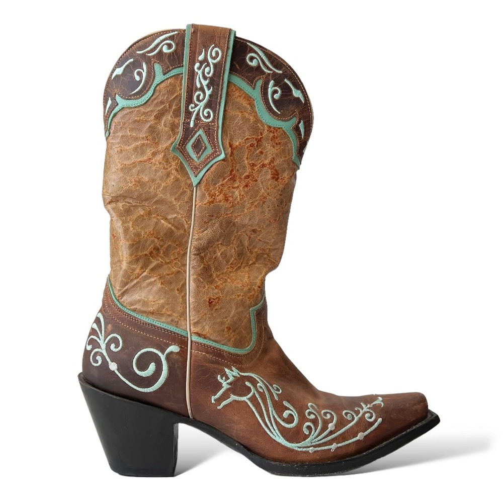 Sterling River Western Distressed Cowboy Boot | 10